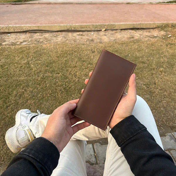 Premium Cow Leather Card Holder long Wallet – Slim, Durable & Stylish for Everyday Carry