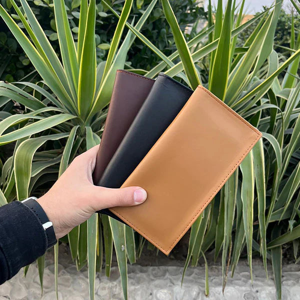 Premium Cow Leather Card Holder long Wallet – Slim, Durable & Stylish for Everyday Carry