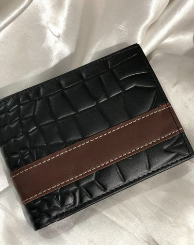 Urban crocodile Style Leather bi-fold Wallet for Men