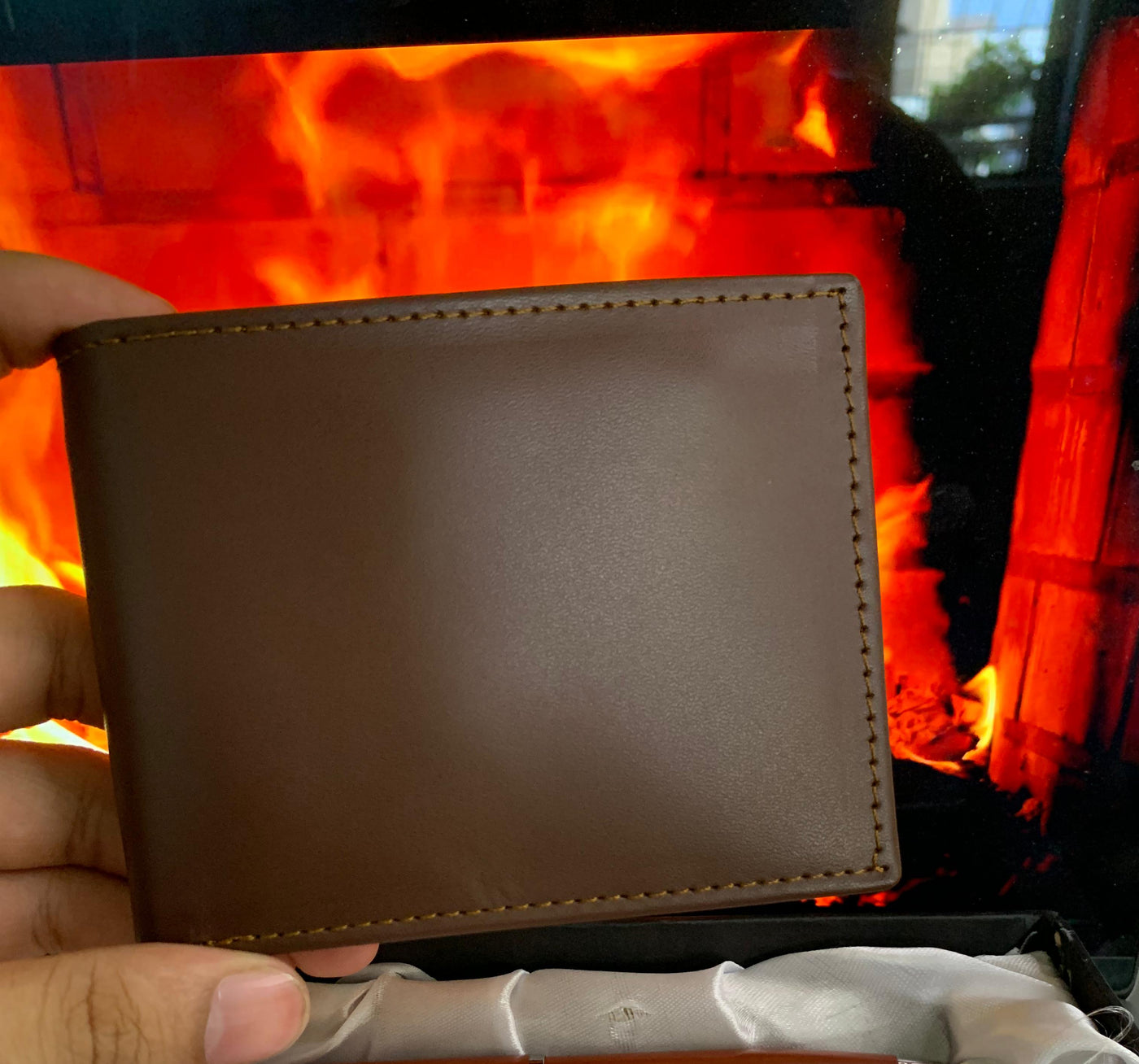 Minimalist Genuine Leather Wallet for mens