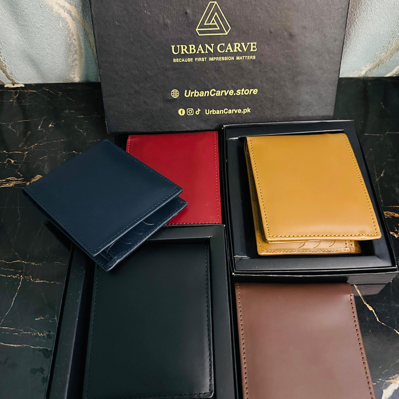Minimalist Genuine Leather Wallet for mens