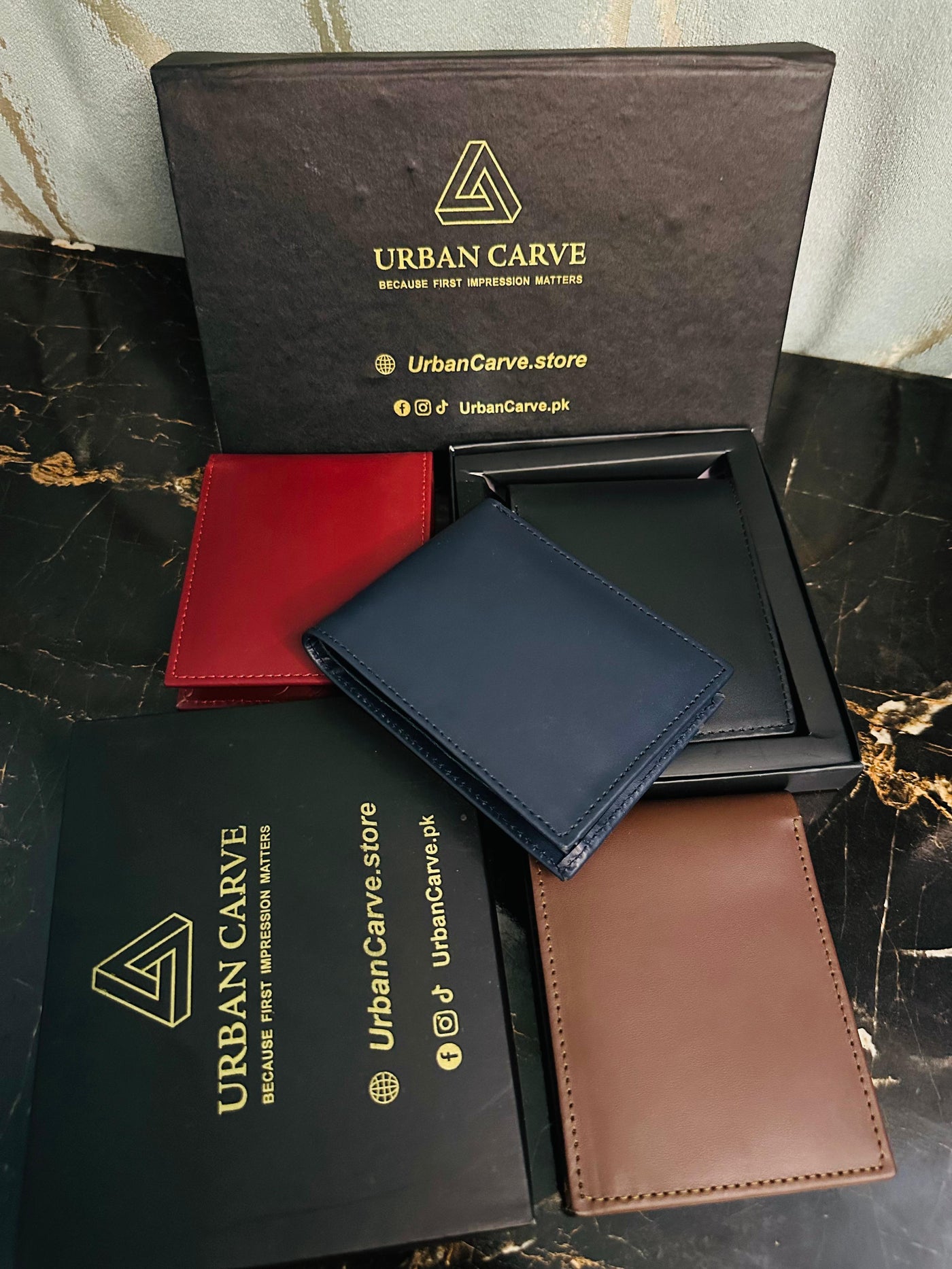 Minimalist Genuine Leather Wallet for mens